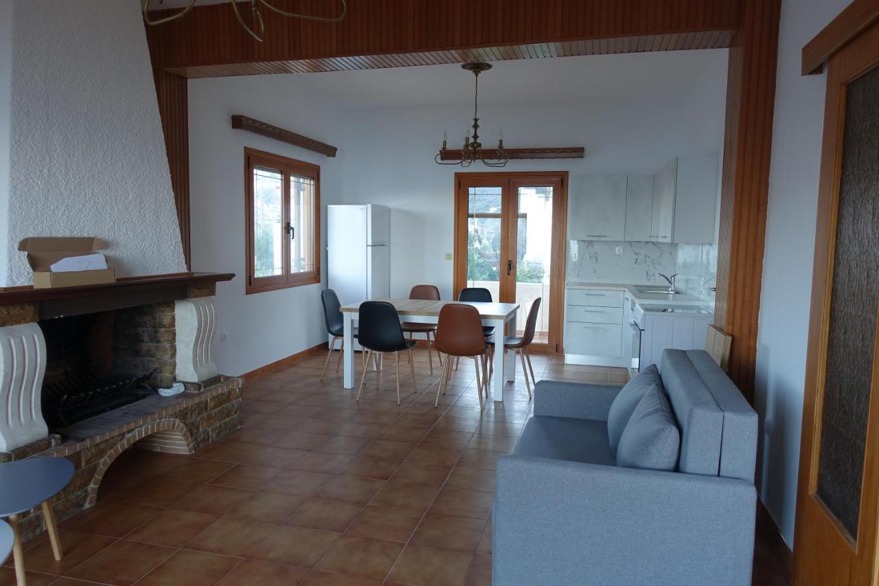 Villa In Kalloni Direkt Am Meer, Tolle Aussicht المظهر الخارجي الصورة