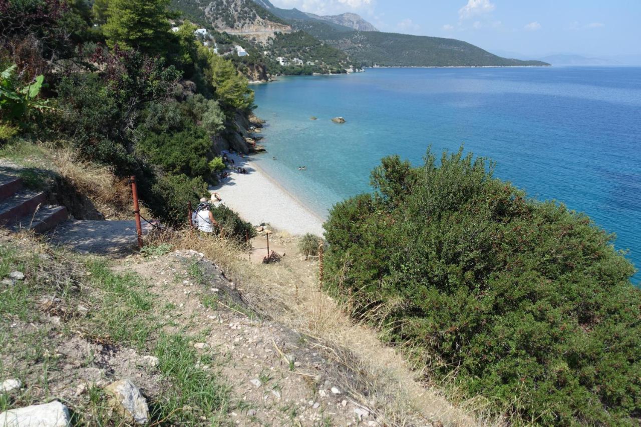 Villa In Kalloni Direkt Am Meer, Tolle Aussicht المظهر الخارجي الصورة
